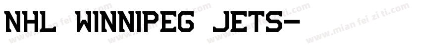 NHL Winnipeg Jets字体转换